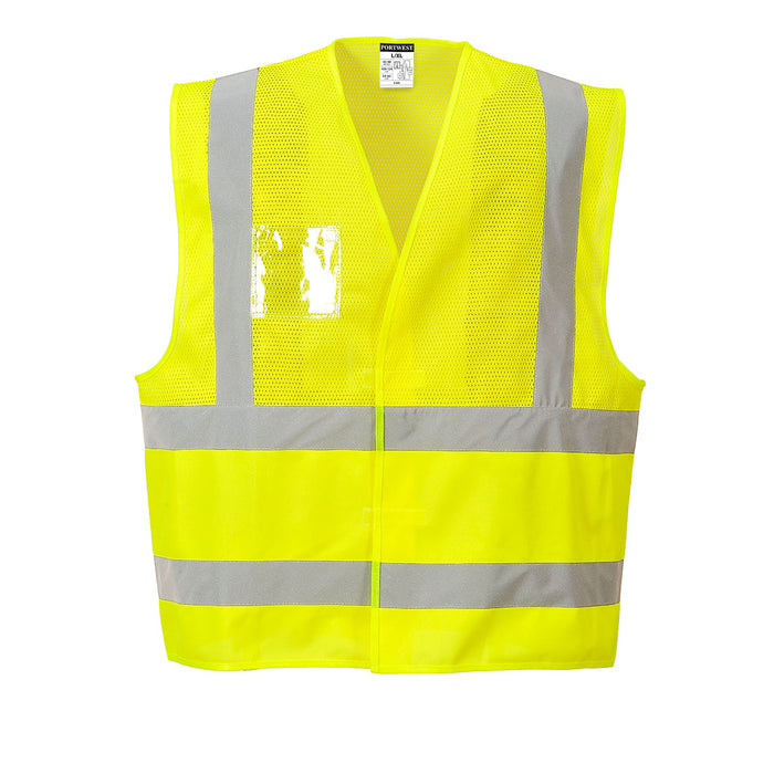 UC494 - Hi-Vis Mesh Vest-Safety Vests-Portwest-[Safety Supply]-Mann Supply