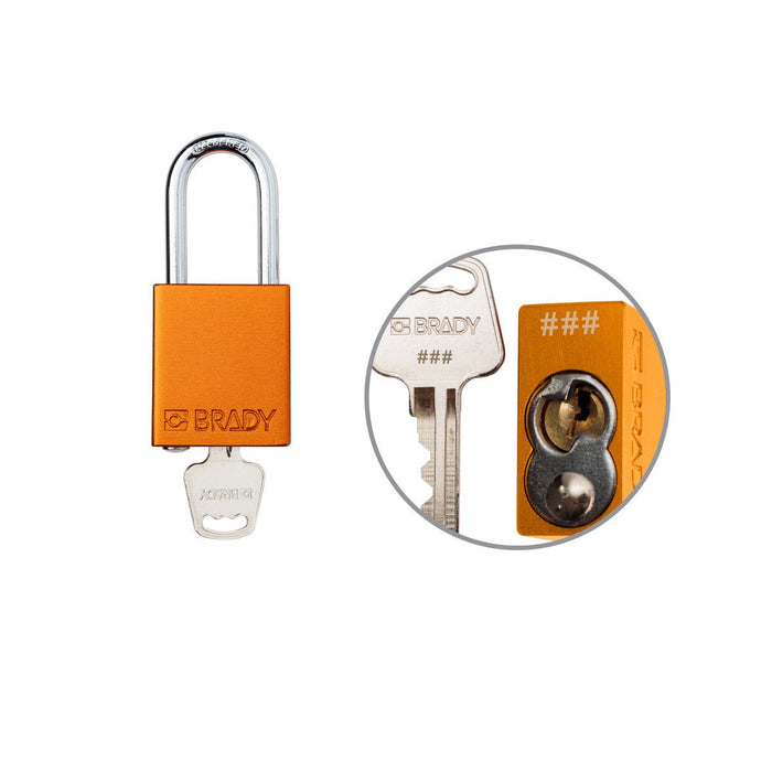 Aluminum Padlocks - Mann Supply BradyAluminum Padlocks