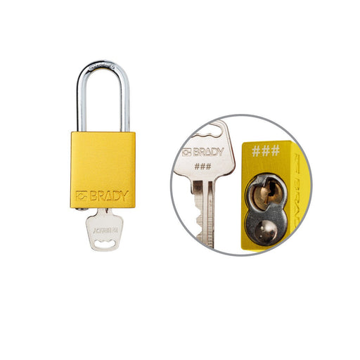 Aluminum Padlocks - Mann Supply BradyAluminum Padlocks