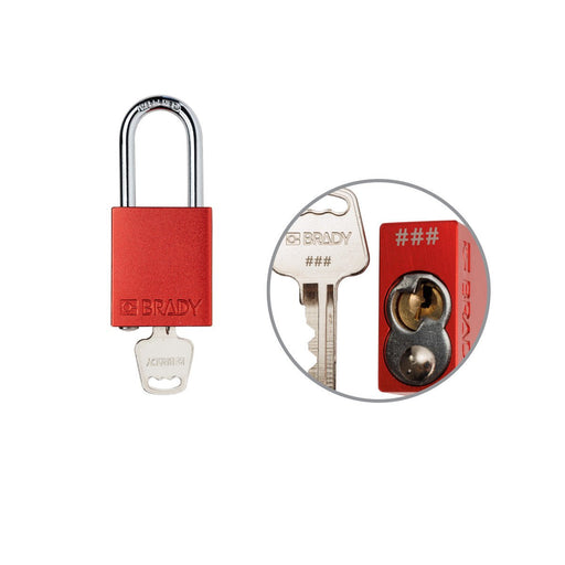 Aluminum Padlocks - Mann Supply BradyAluminum Padlocks