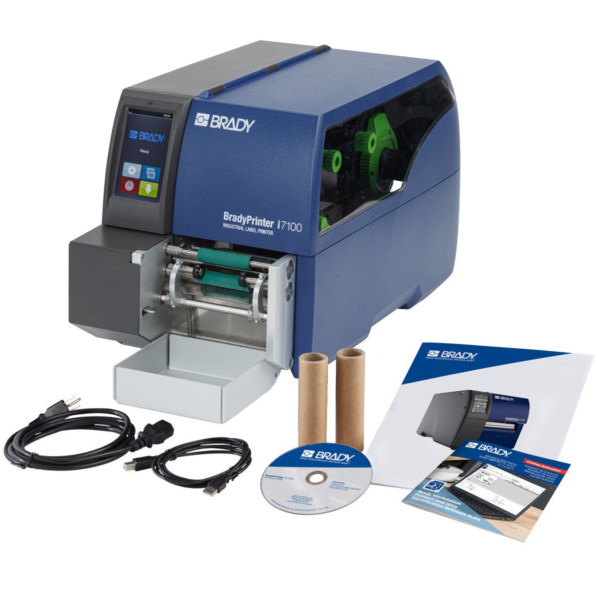Injected Label Printer BradyPrinter i7100 Industrial Label Printer & Vial Label Applicator ...
