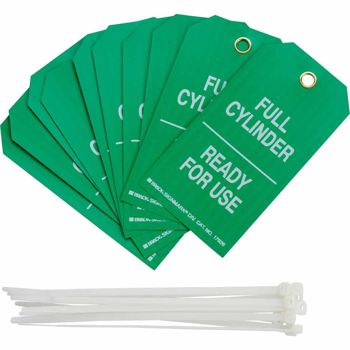 Cylinder Status Tags - Mann Supply BradyCylinder Status Tags