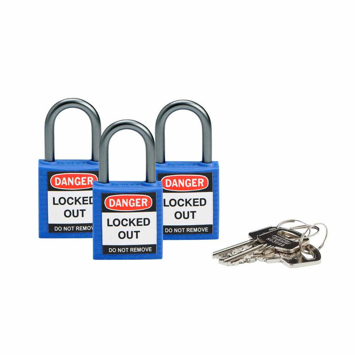 Nylon Padlocks - Mann Supply BradyIndustrial Products