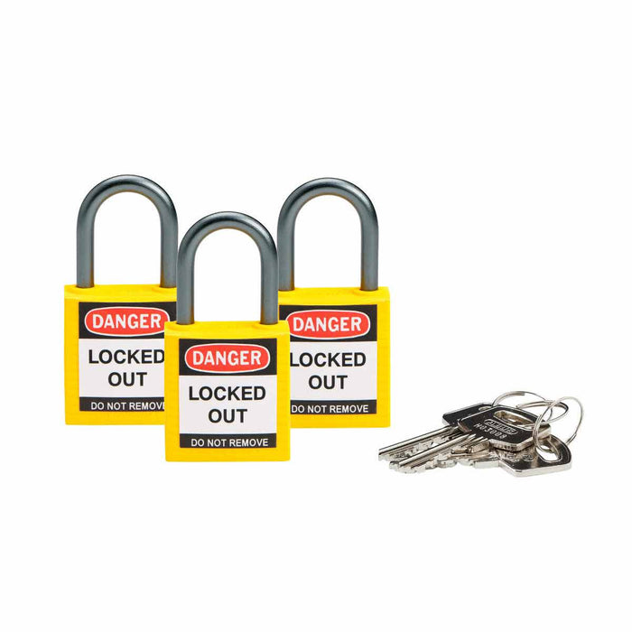 Nylon Padlocks - Mann Supply BradyIndustrial Products