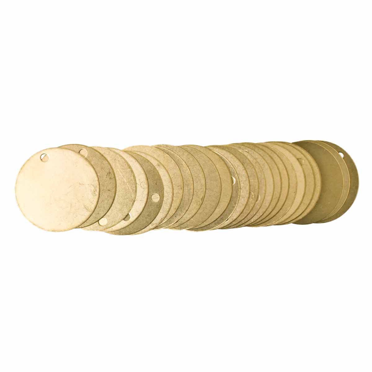 Brass Valve Tags Industrial Pipe Equipment ID - Mann Supply display picture 2