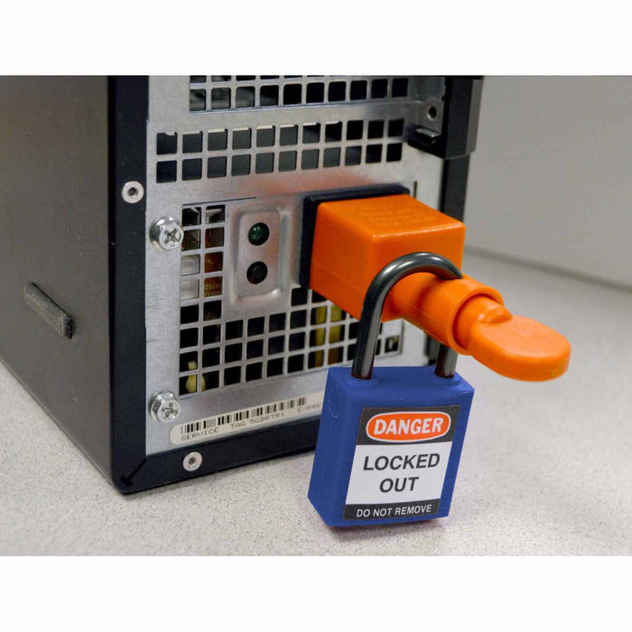 Electrical Plug Lockouts - Mann Supply BradyElectrical Equipment Lockouts