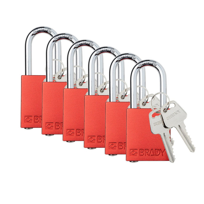 Aluminum Padlocks - Mann Supply BradyAluminum Padlocks