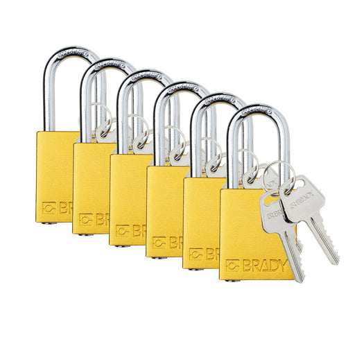 Aluminum Padlocks - Mann Supply BradyAluminum Padlocks