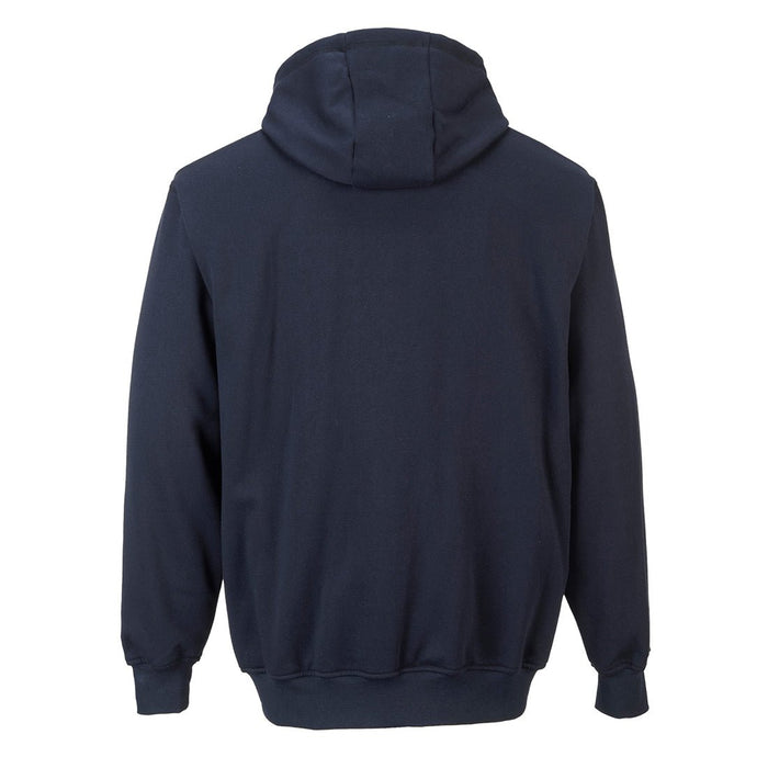 FR Zipper Front Hooded Sweatshirt UFR81 - Navy | Flame-Resistant, Durable Safety Gear for Hazardous Work Environments