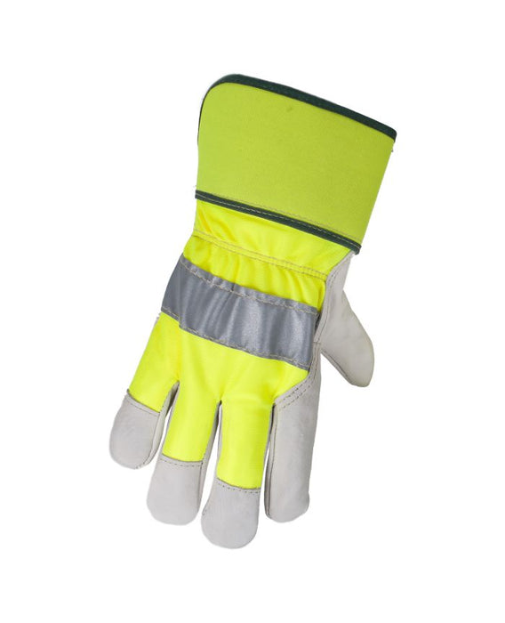 Hi-Vis Cowhide Gloves