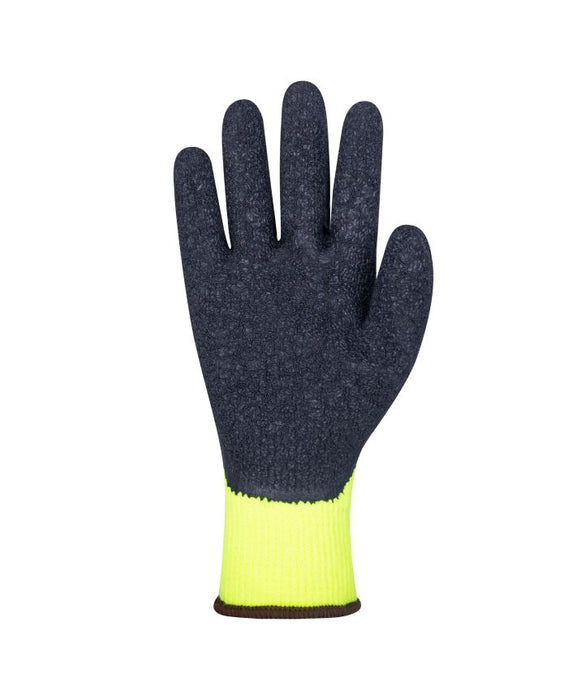 Lined Hi-Vis Textured Latex Coated Gloves (This product is sold in multiples of 12)