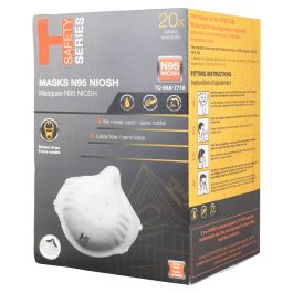 N95 NIOSH Respirators (Box of 20)