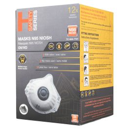 N95V NIOSH OV Respirators (Box of 12)