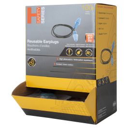 Reusable Earplug (Box of 100 Pairs)