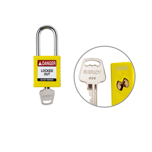 Nylon Padlocks - Mann Supply BradyIndustrial Products