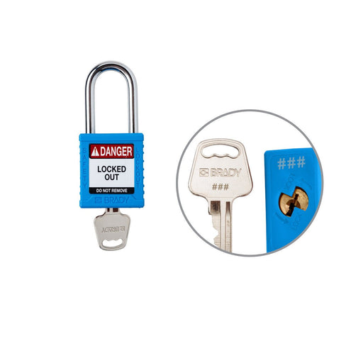 Nylon Padlocks - Mann Supply BradyIndustrial Products