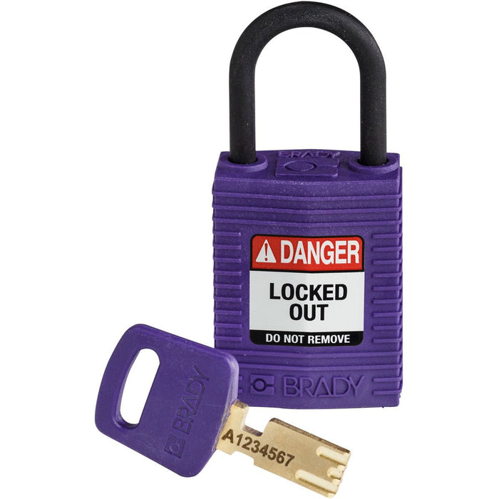 Nylon Padlocks - Mann Supply BradyIndustrial Products
