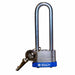 Steel Lockout Padlocks - Keyed Different, 1.5&quot; Shackle Clearance, Durable for Manufacturing, Mining &amp; Construction Security - Mann Supply Brady