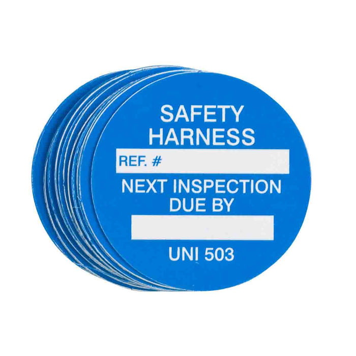 Harness Label Examples Universal Tag Safety Harness Inserts - 100 Labels for Enhanced Safety ...